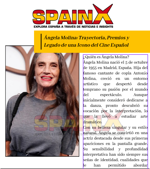 Ángela Molina: Trayectoria, Premios y Legado de una Icono del Cine Español