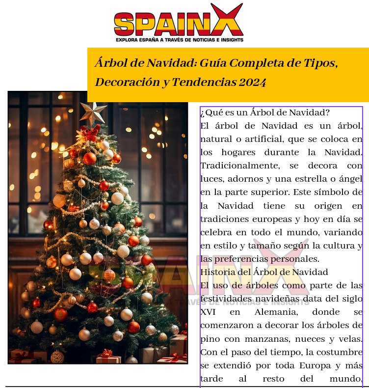 Árbol de Navidad: Guía Completa de Tipos, Decoración y Tendencias 2024