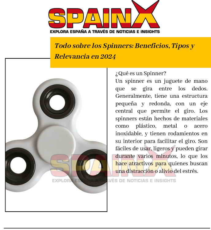 Todo sobre los Spinners: Beneficios, Tipos y Relevancia en 2024